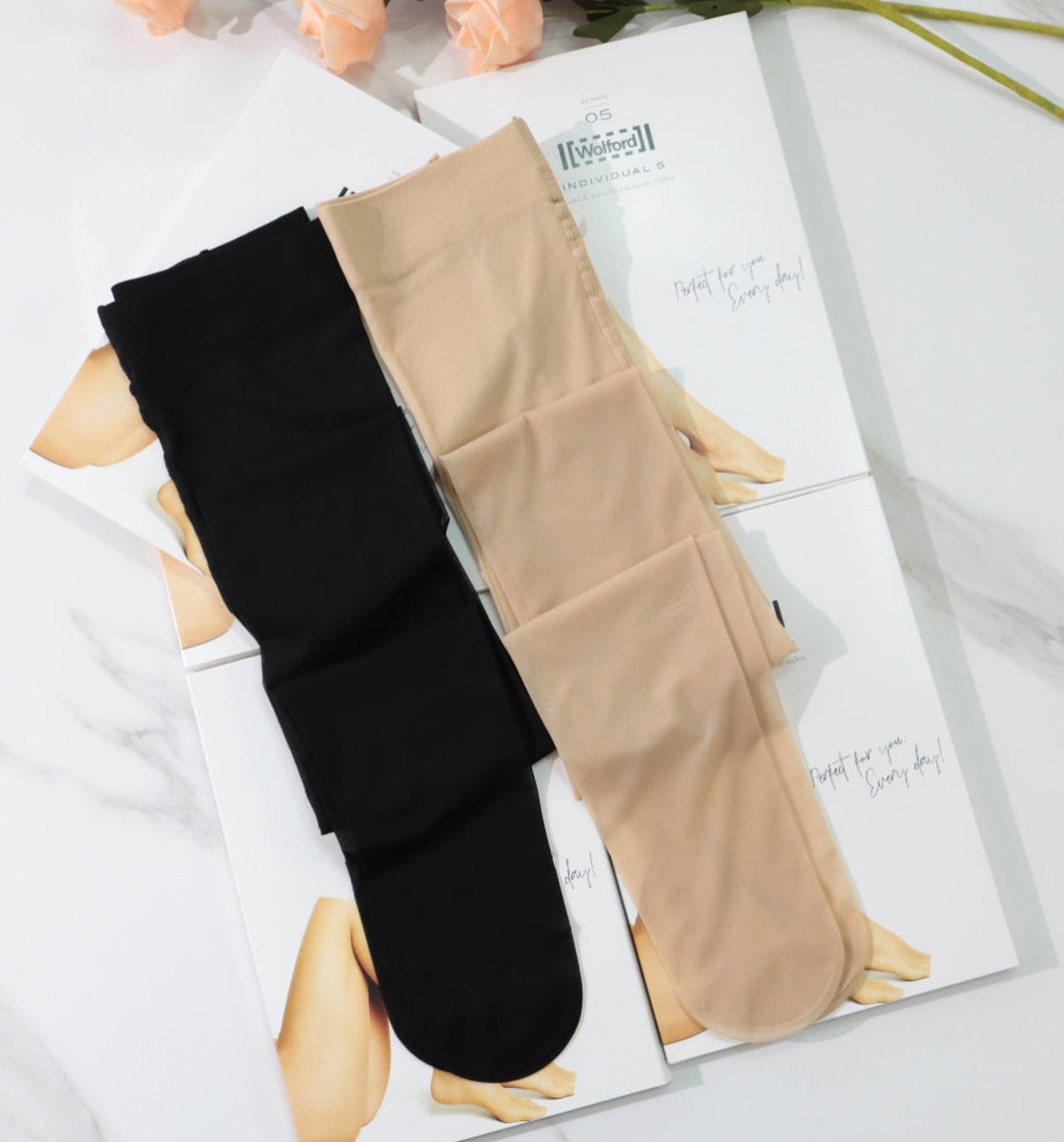 Wolford thin single-piece yarn pantyhose