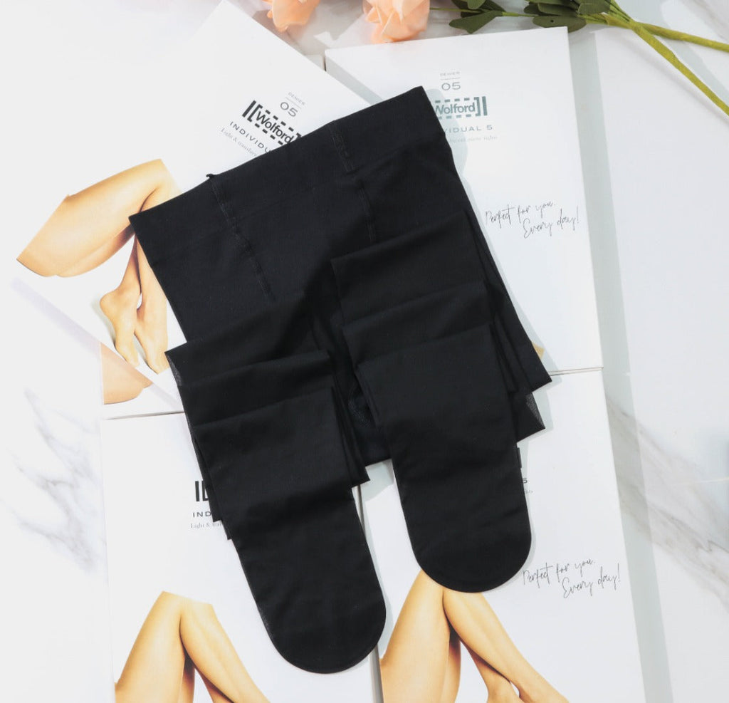 Wolford thin single-piece yarn pantyhose