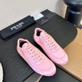 Prada Classic Retro Sneakers – Sport & Casual Style Pink in Sheepskin Fabric 580379