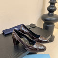 PRADA New Pumps Brown in Goatskin 580373