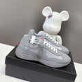 Prad America's Cup Logo Tag Sneakers Grey Soft Rubber & Bike Fabric 951927