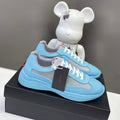 Prad America's Cup Logo Tag Sneakers Blue Soft Rubber & Bike Fabric 951926
