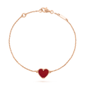 Sweet Hearts bracelet, carnelian