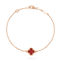 Sweet Alhambra bracelet, carnelian