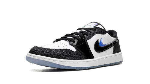 Air Jordan 1 Low Golf 'Endless Pursuit' - White & Black with Iridescent Details