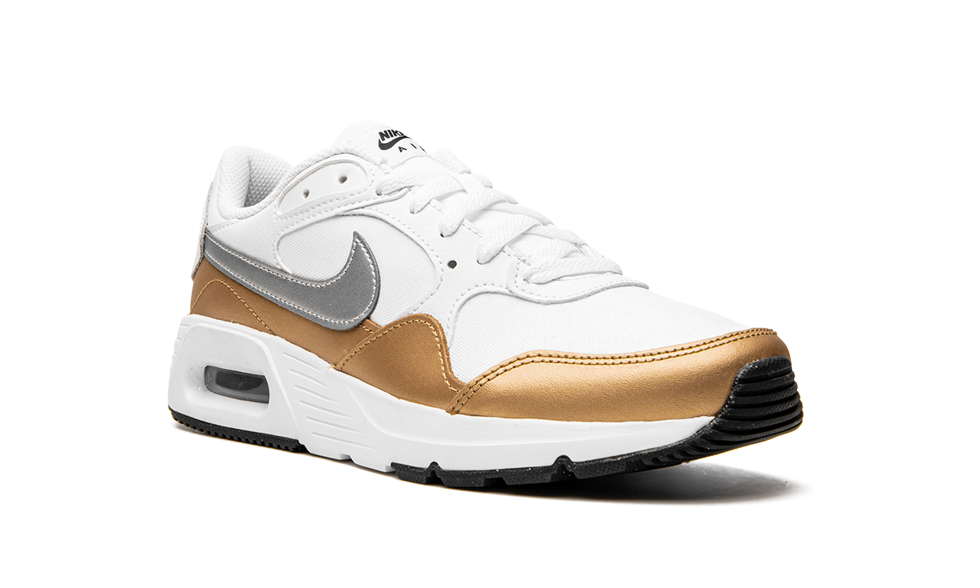 WMNS Air Max SC "White Metallic Gold" CW4554 107