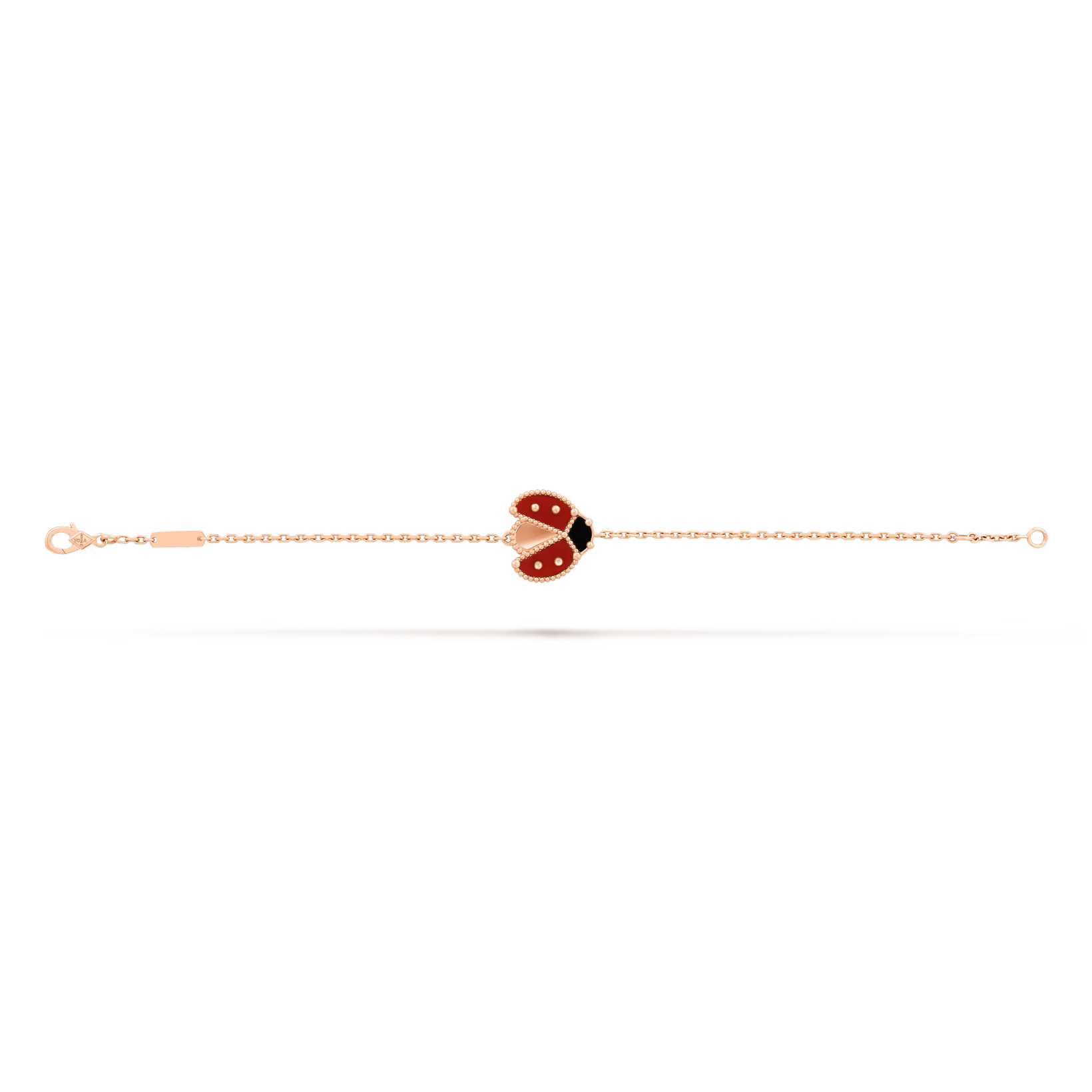 Lucky Spring bracelet, open wings ladybug