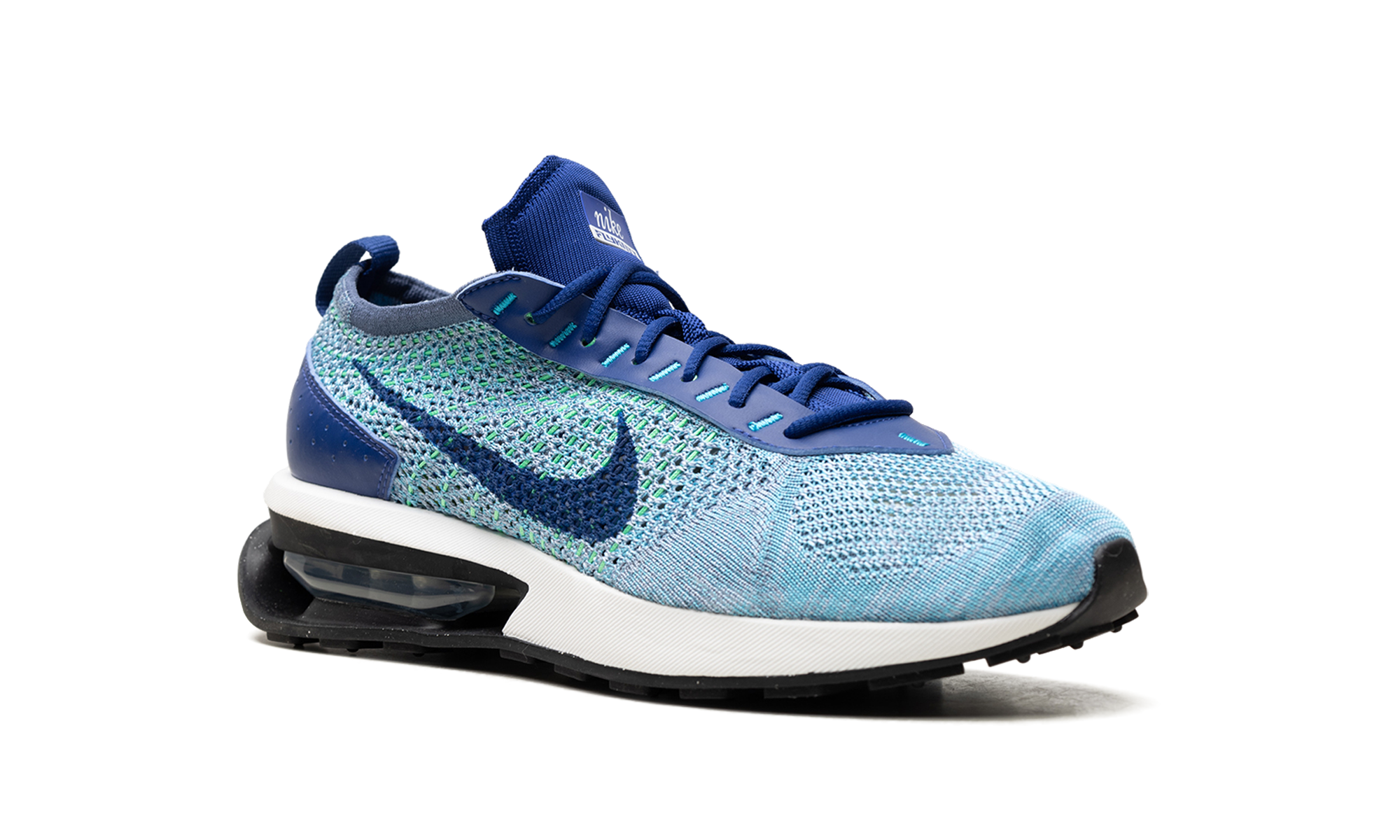 Air Max Flyknit Racer "DEEP ROYAL BLUE/DIFFUSED BLUE/ELECTRIC ALGAE/DEEP ROYAL BLUE" FD2765 400