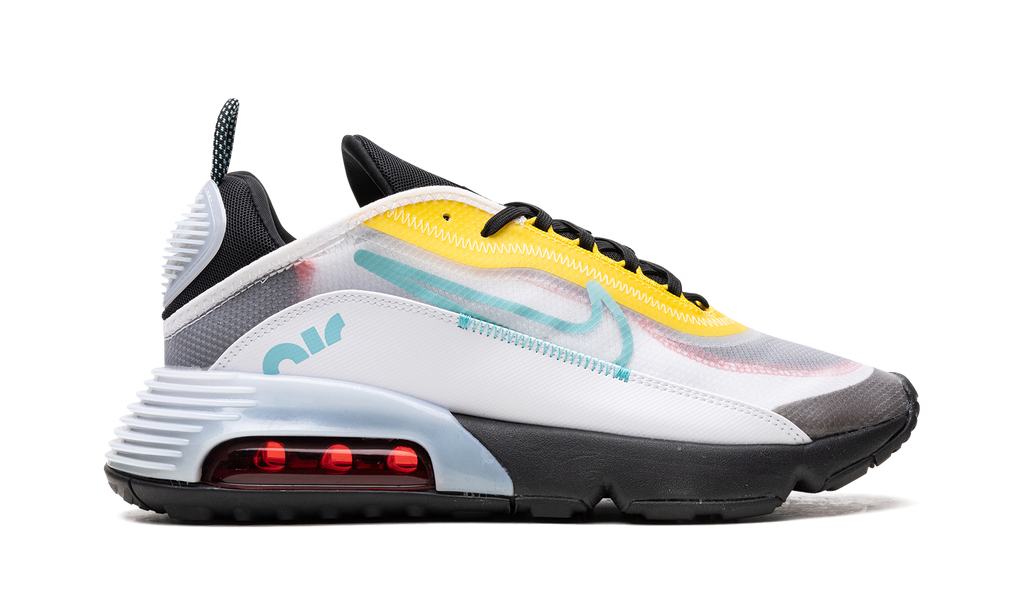 Air Max 2090 "White Speed Yellow Bleached Aqua" CT1091 100