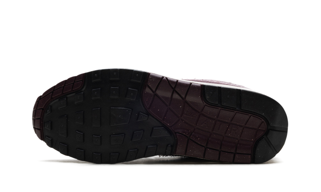 Air Max 1 ESS PRM "CEMENT GREY/BURGUNDY CRUSH" FQ7327 001