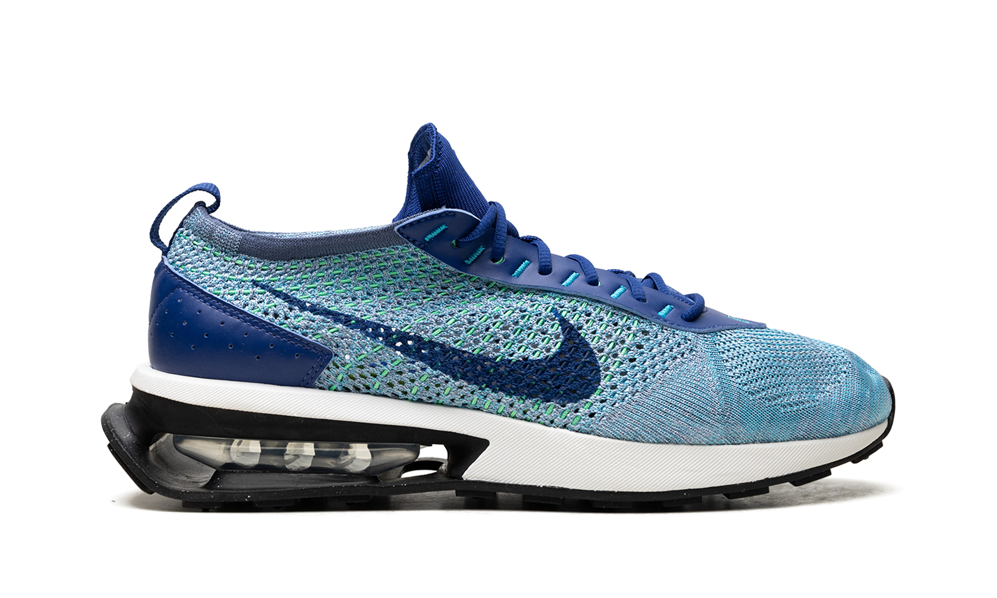Air Max Flyknit Racer "DEEP ROYAL BLUE/DIFFUSED BLUE/ELECTRIC ALGAE/DEEP ROYAL BLUE" FD2765 400