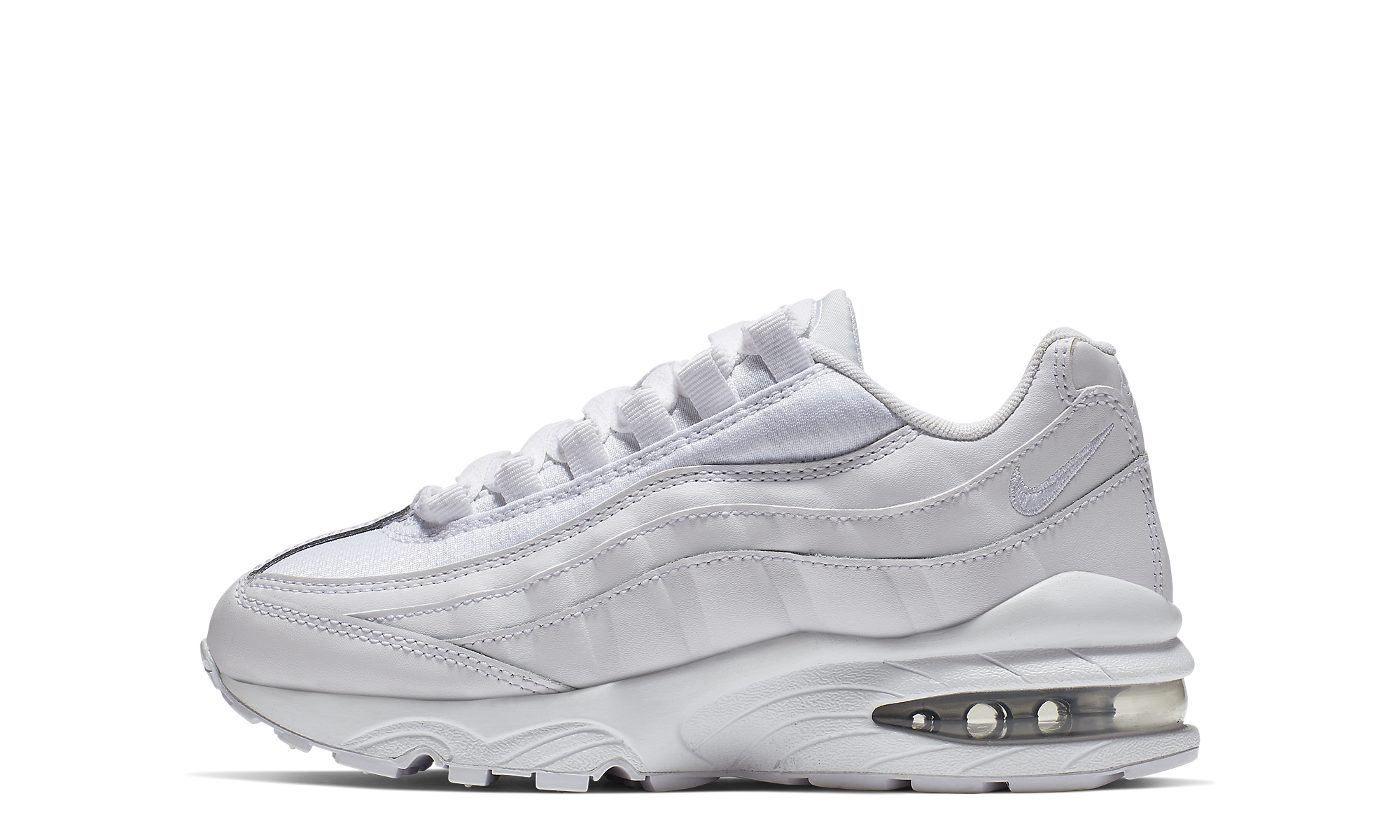 Air Max 95 GS "White Metallic Silver" 905348 104