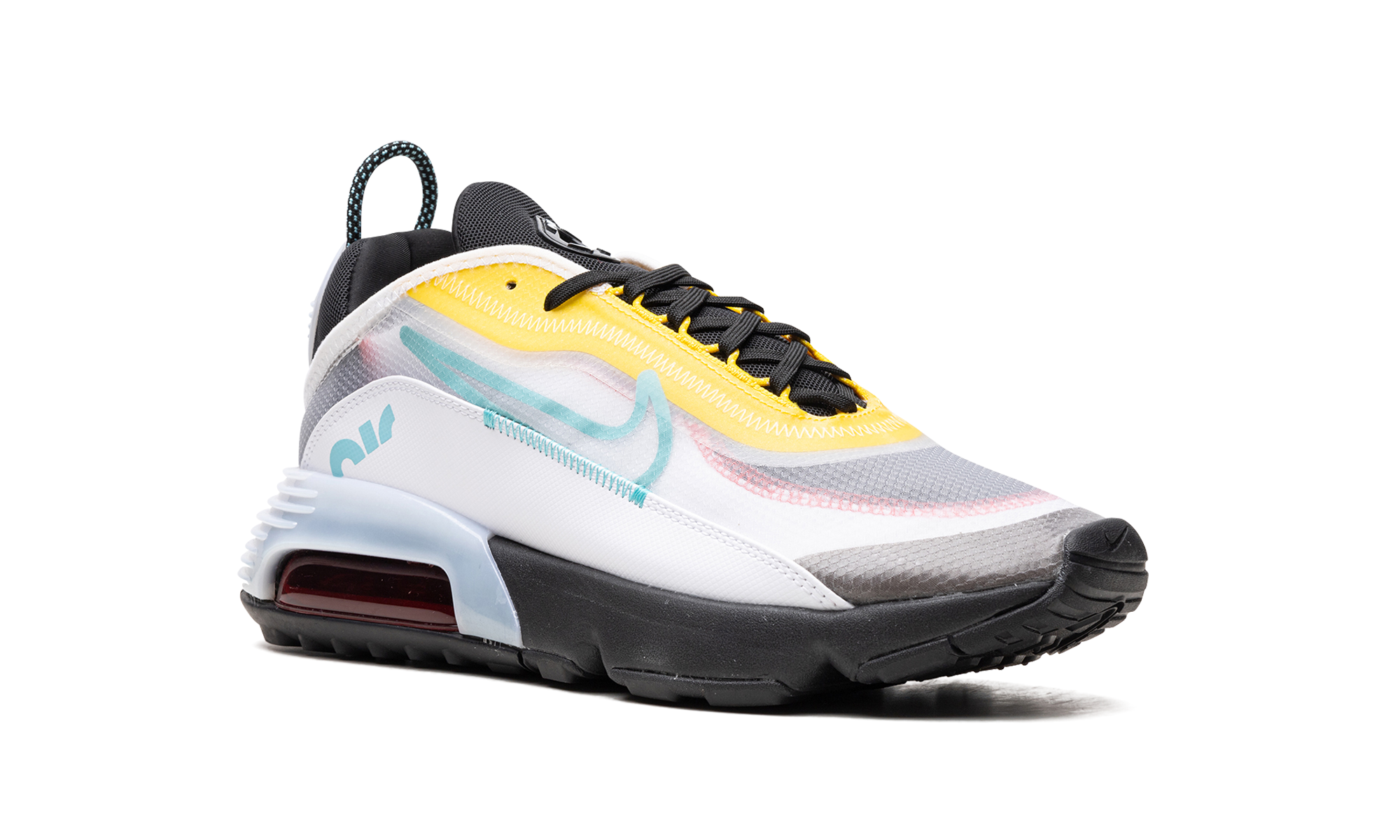 Air Max 2090 "White Speed Yellow Bleached Aqua" CT1091 100