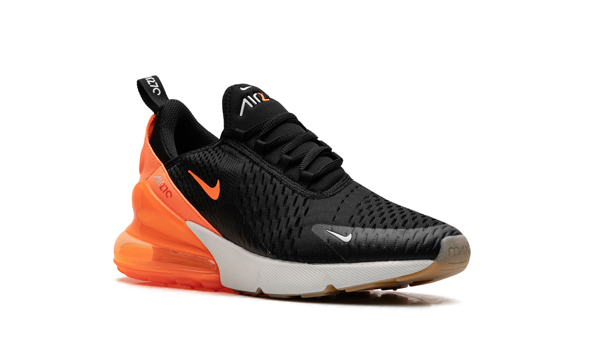 AIR MAX 270 GS "Black Total Orange Bright Crimson" 943345 037