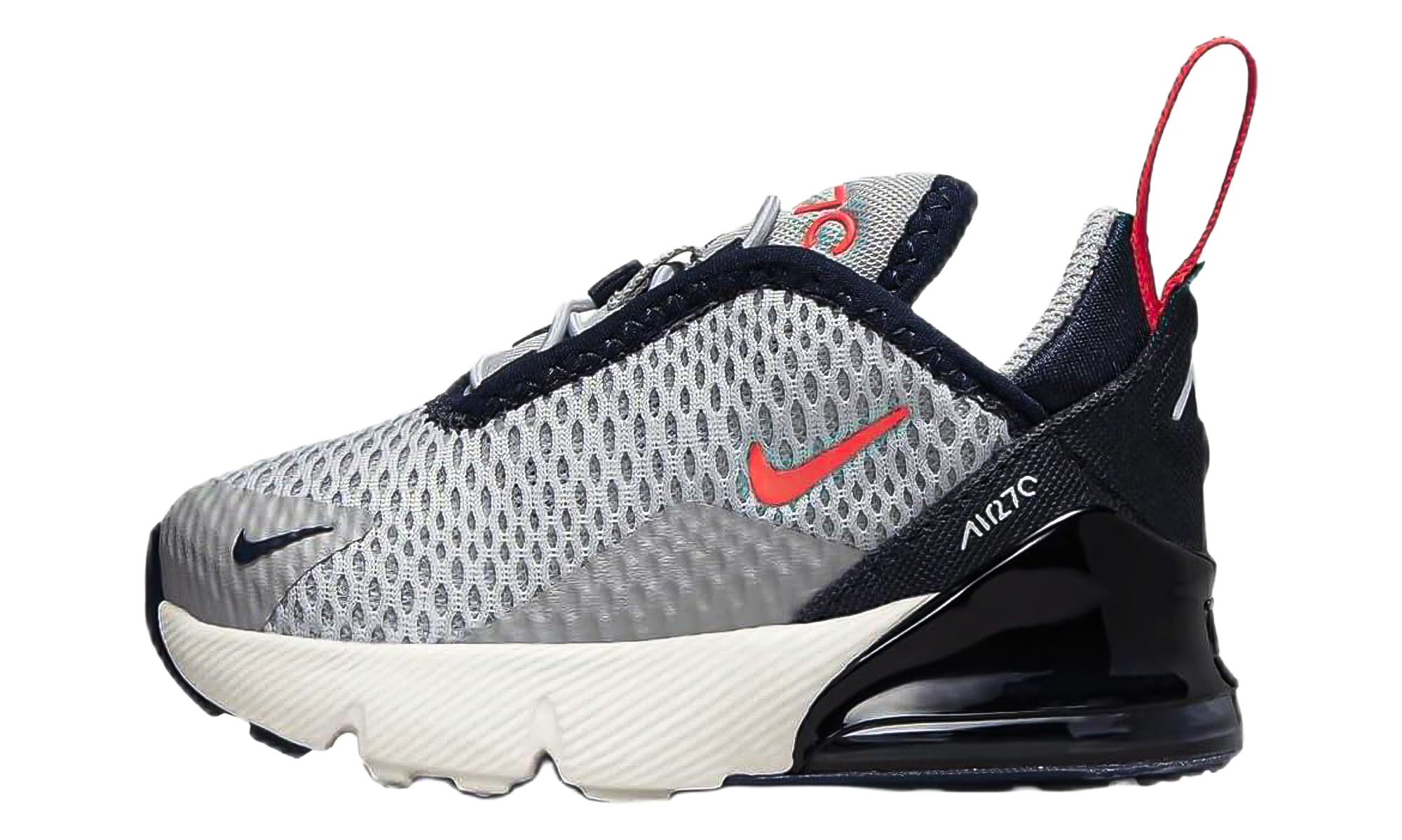 Air Max 270 TD "Light Smoke Grey Bright Crimson" DD1646 028