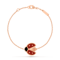 Lucky Spring bracelet, open wings ladybug