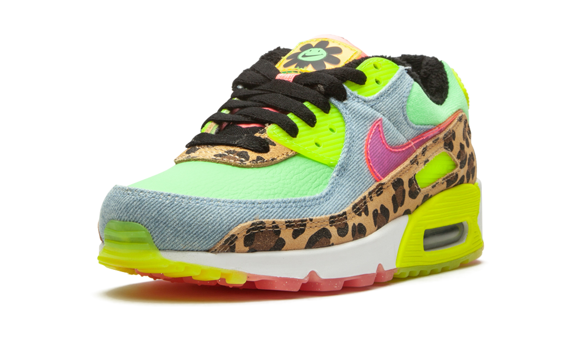 W Air Max 90 LX "Denim Leopard Print" CW3499 300