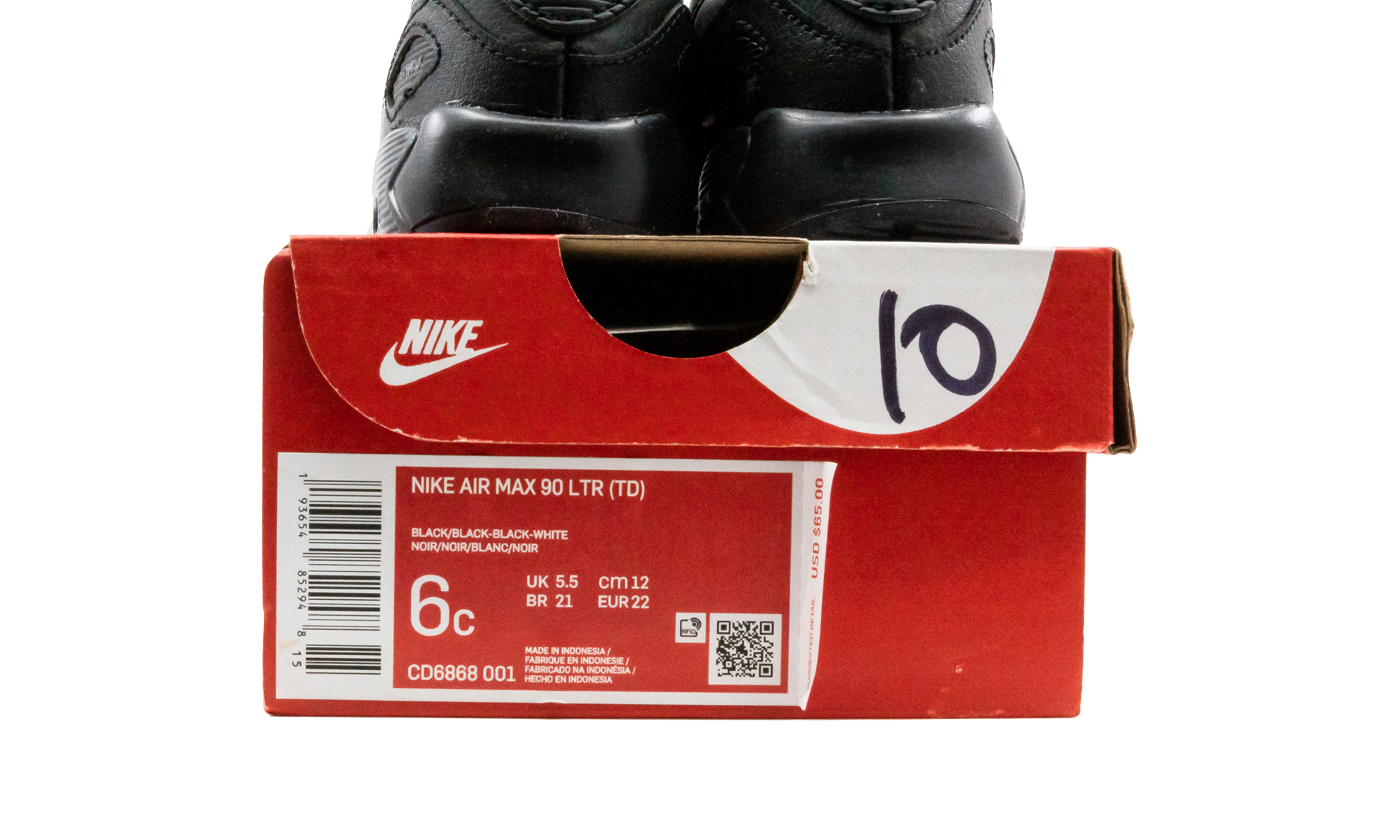 Air Max 90 (TD) "Triple Black" CD6868 001