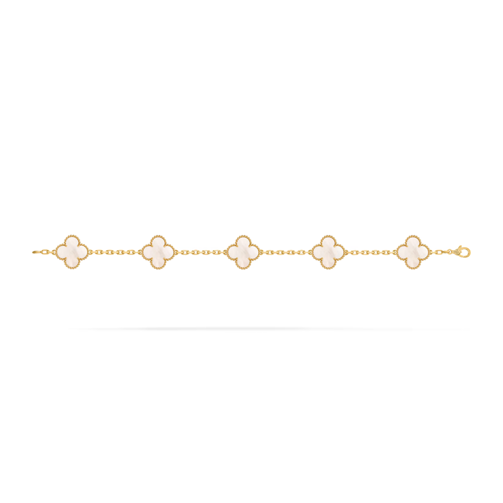Vintage Alhambra bracelet, 5 motifs