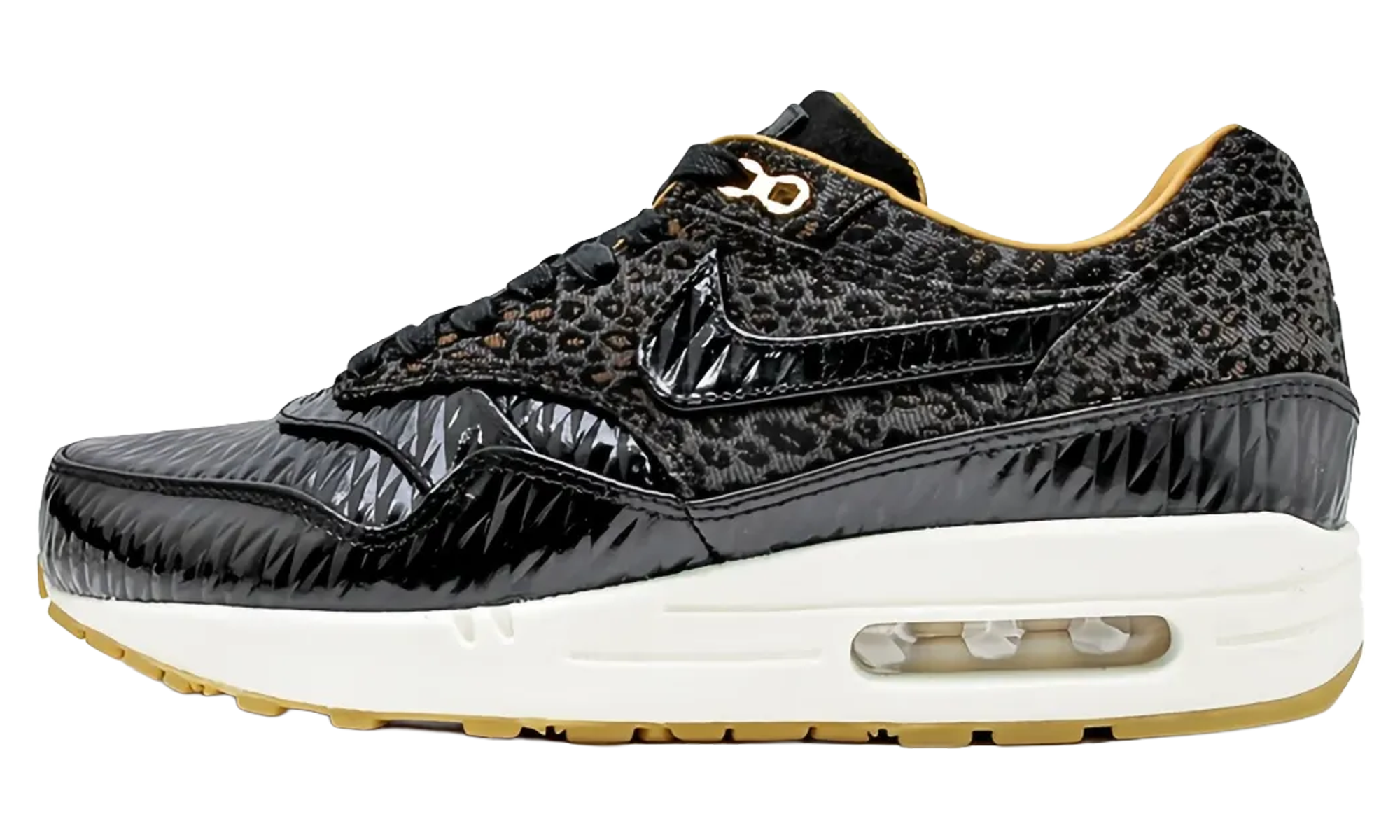 Air Max 1 "FB Woven White Metallic Gold" 616315 001