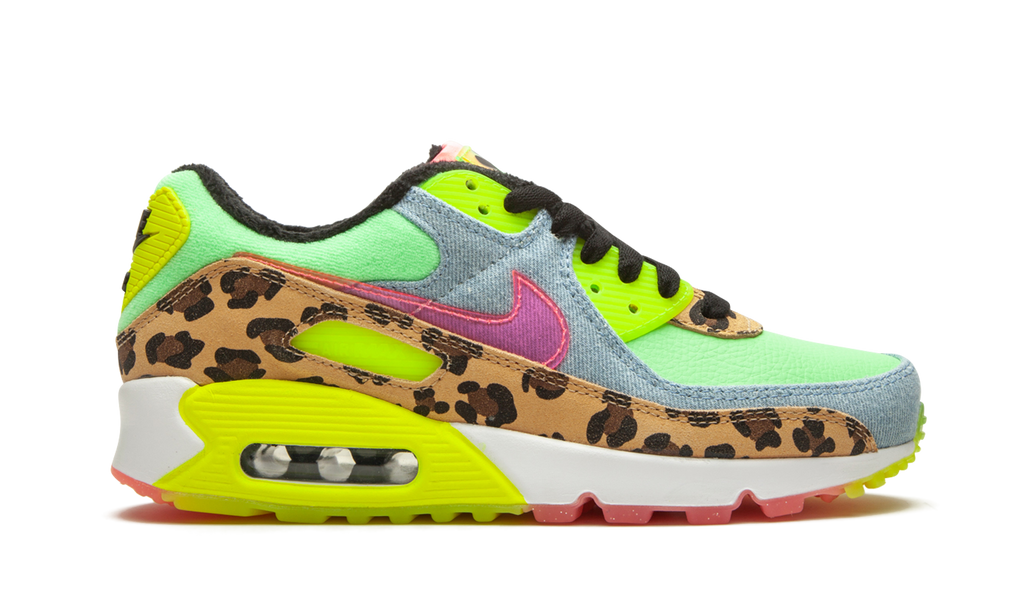 W Air Max 90 LX "Denim Leopard Print" CW3499 300