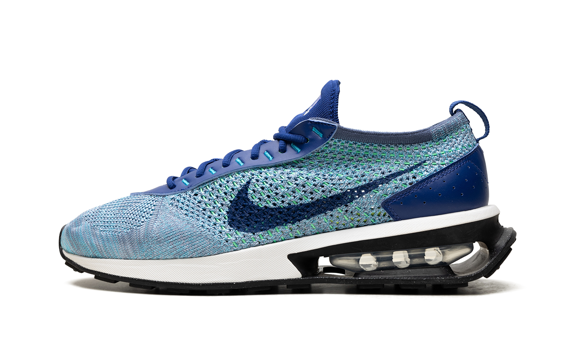 Air Max Flyknit Racer "DEEP ROYAL BLUE/DIFFUSED BLUE/ELECTRIC ALGAE/DEEP ROYAL BLUE" FD2765 400