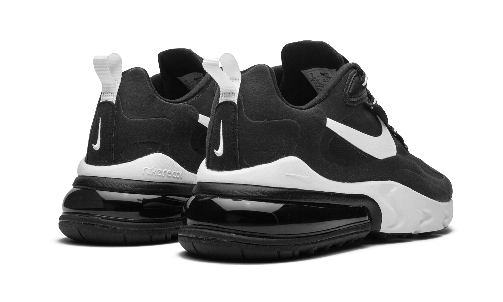 Air Max 270 React "Black White" CI3866 004