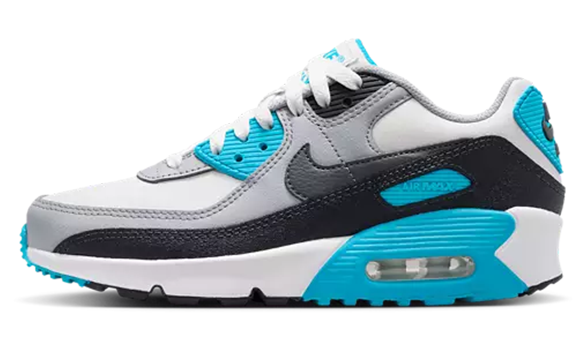 Air Max 90 LTR GS "Platinum Tint Blue Lightning" CD6864 034