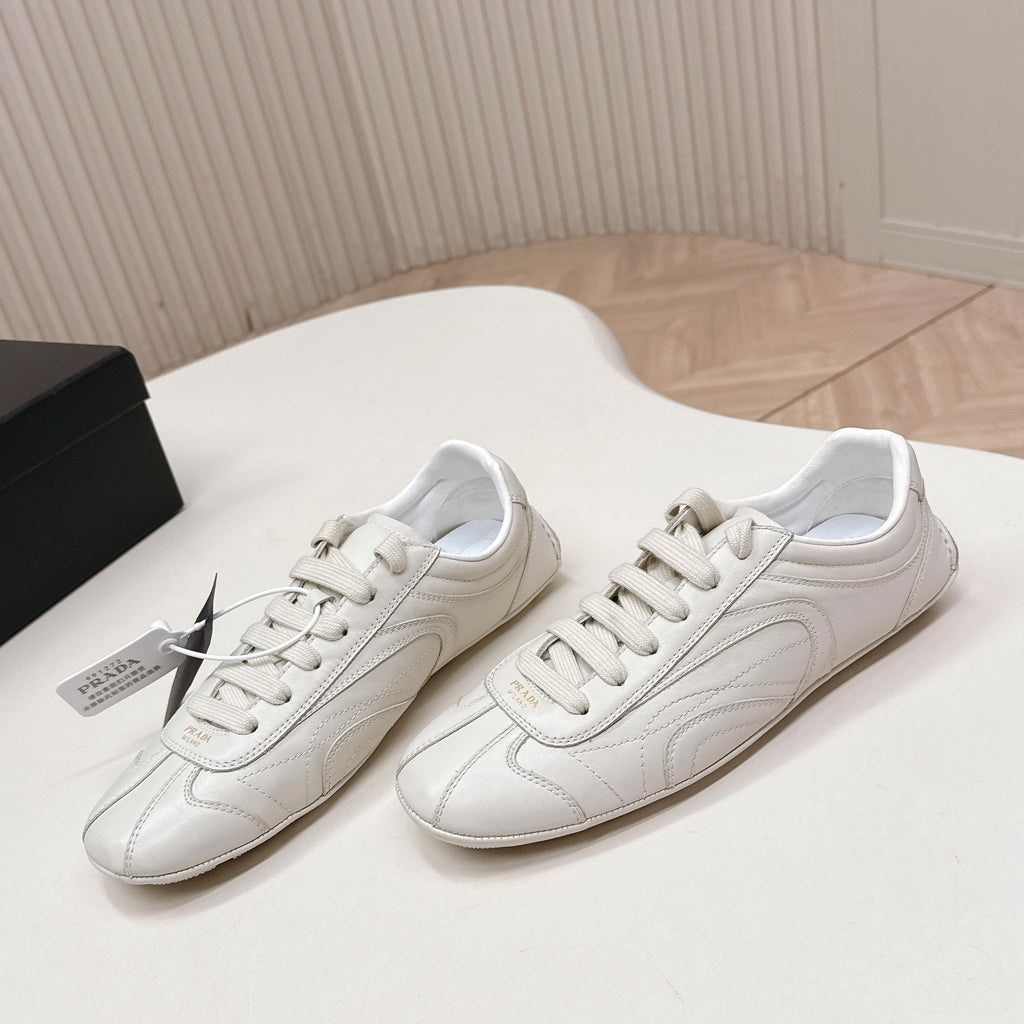 Prada 26ss German Training Off White Leather 644221