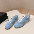 Prada 26ss German Training Light Blue Suede Leather 644223