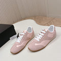 Prada 26ss German Training Pink Suede Leather 644225