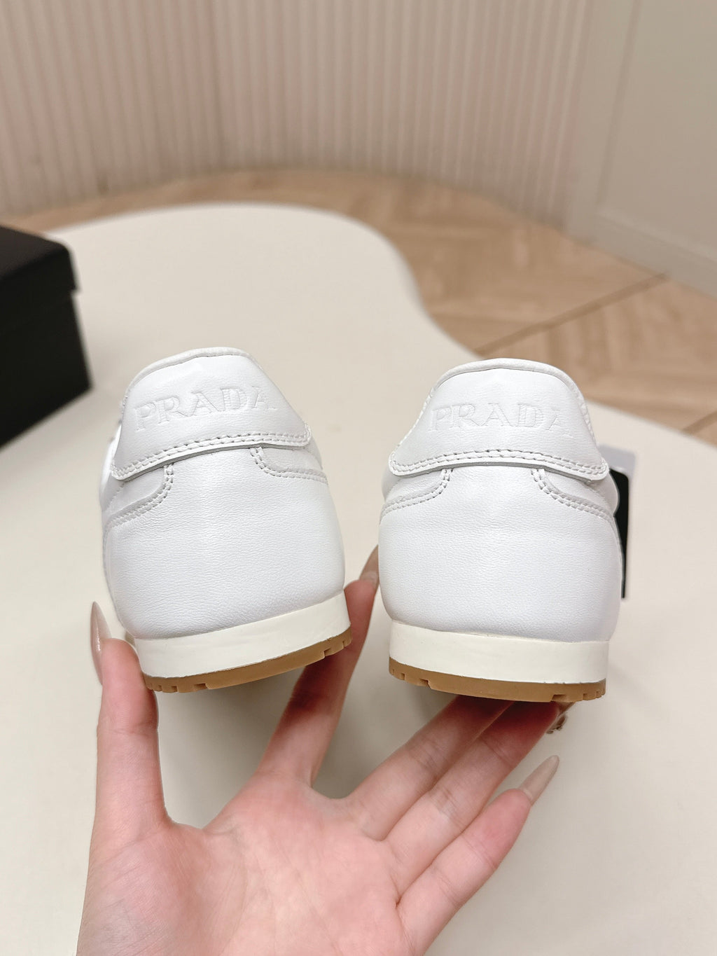 Prada 26ss German Training White Leather 644229
