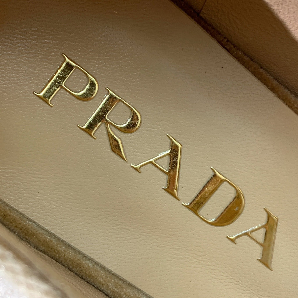 Prada 2026 T-strap Mary Janes 25mm Bow Calfskin Leather 792681