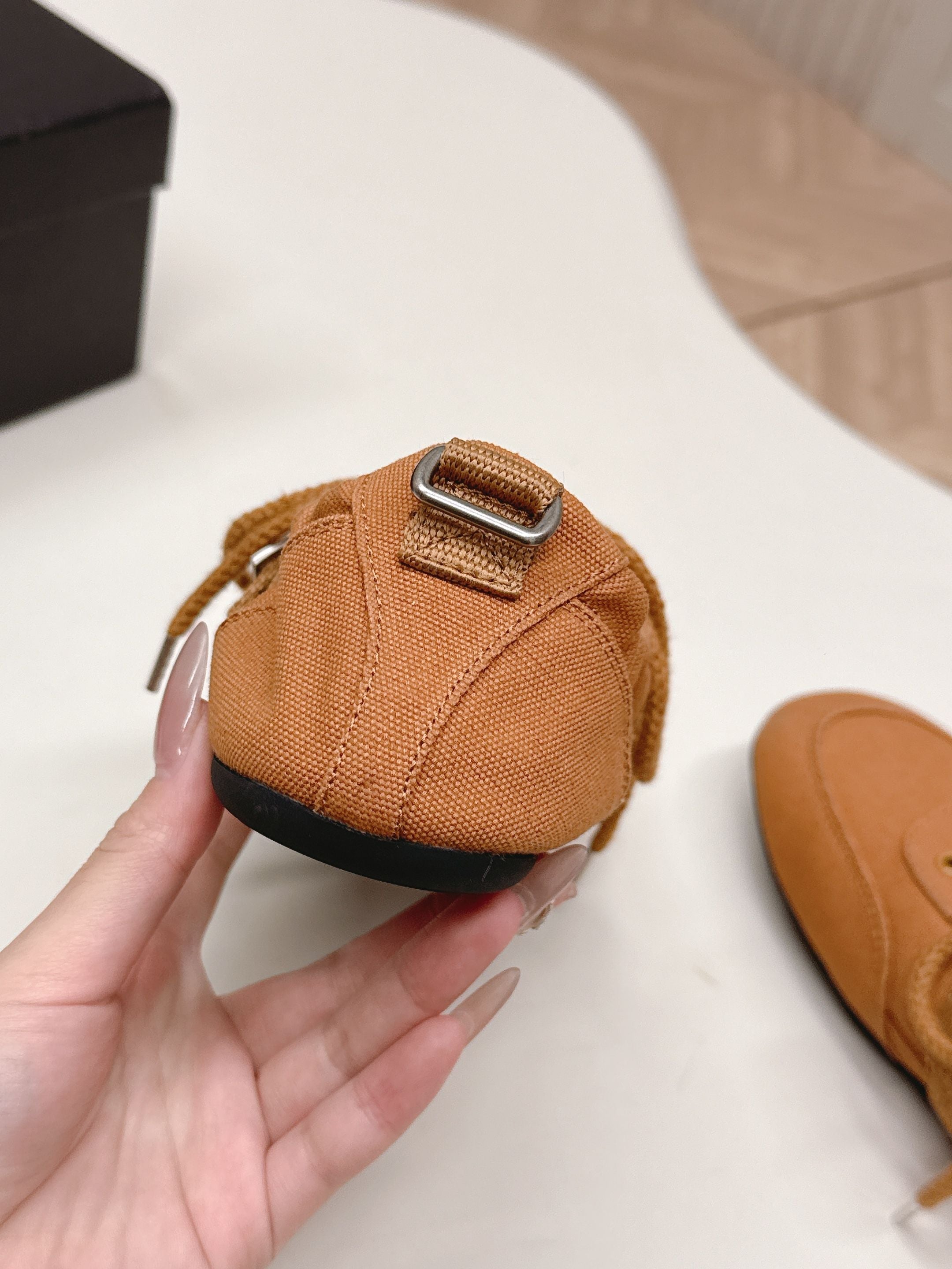 Prada 26s Casual Sneaker Tan Brown Canvas 644201
