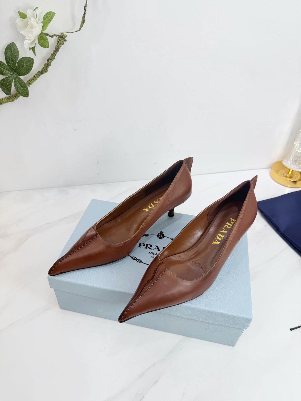 PRA 26SS Pump 55 Brown Cowhide 592416