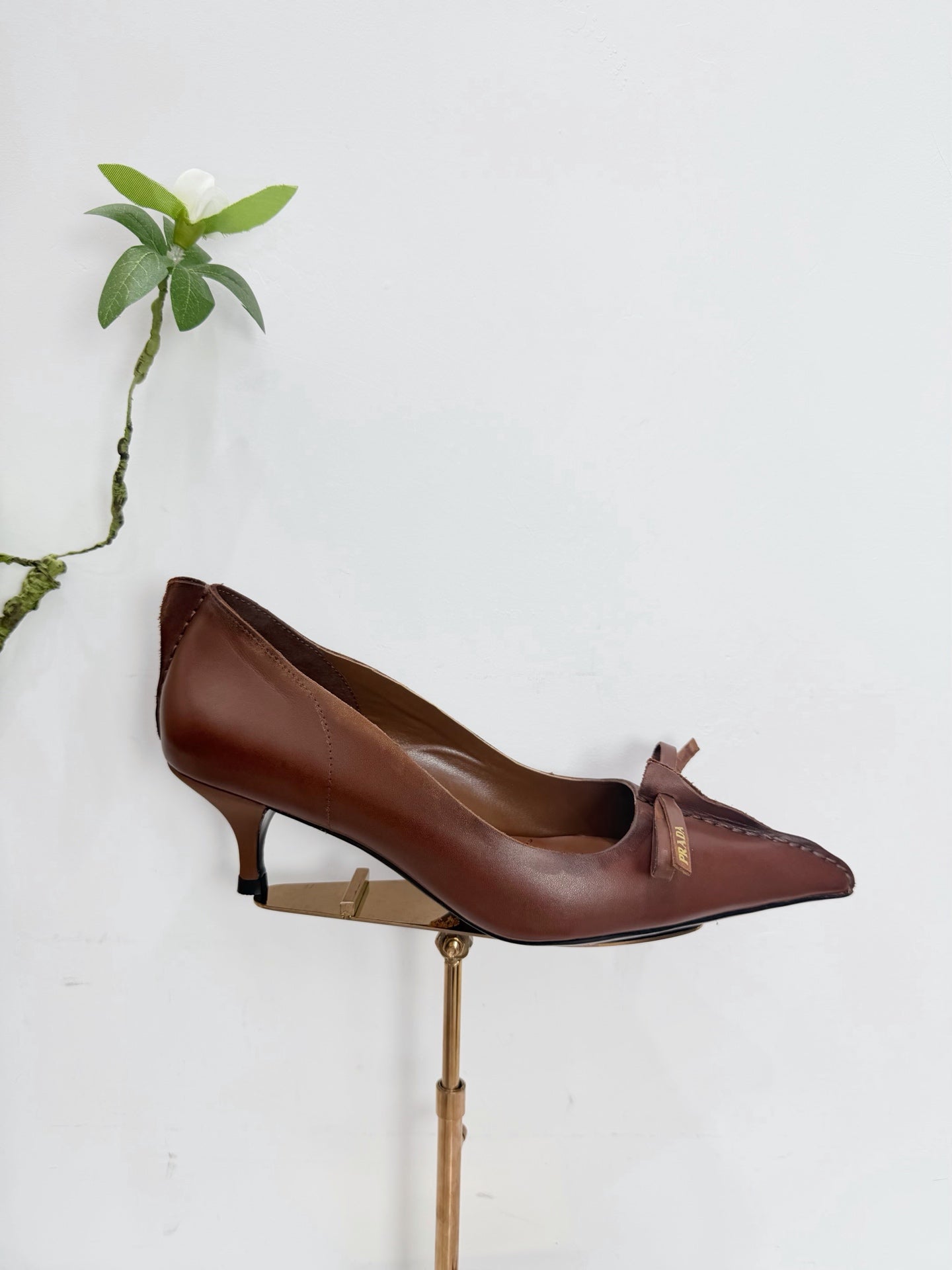 PRA 26SS Pump 55 Brown Cowhide 592407