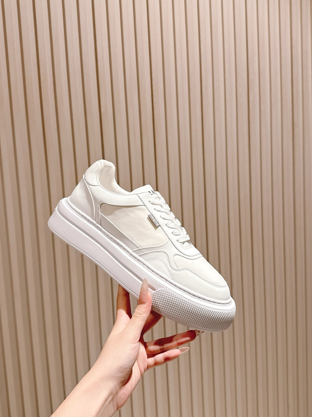 PRA 25s Low-Top Sneakers White Leather & Fabric 449696