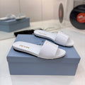 Pra Slides White Patent Leather 834597