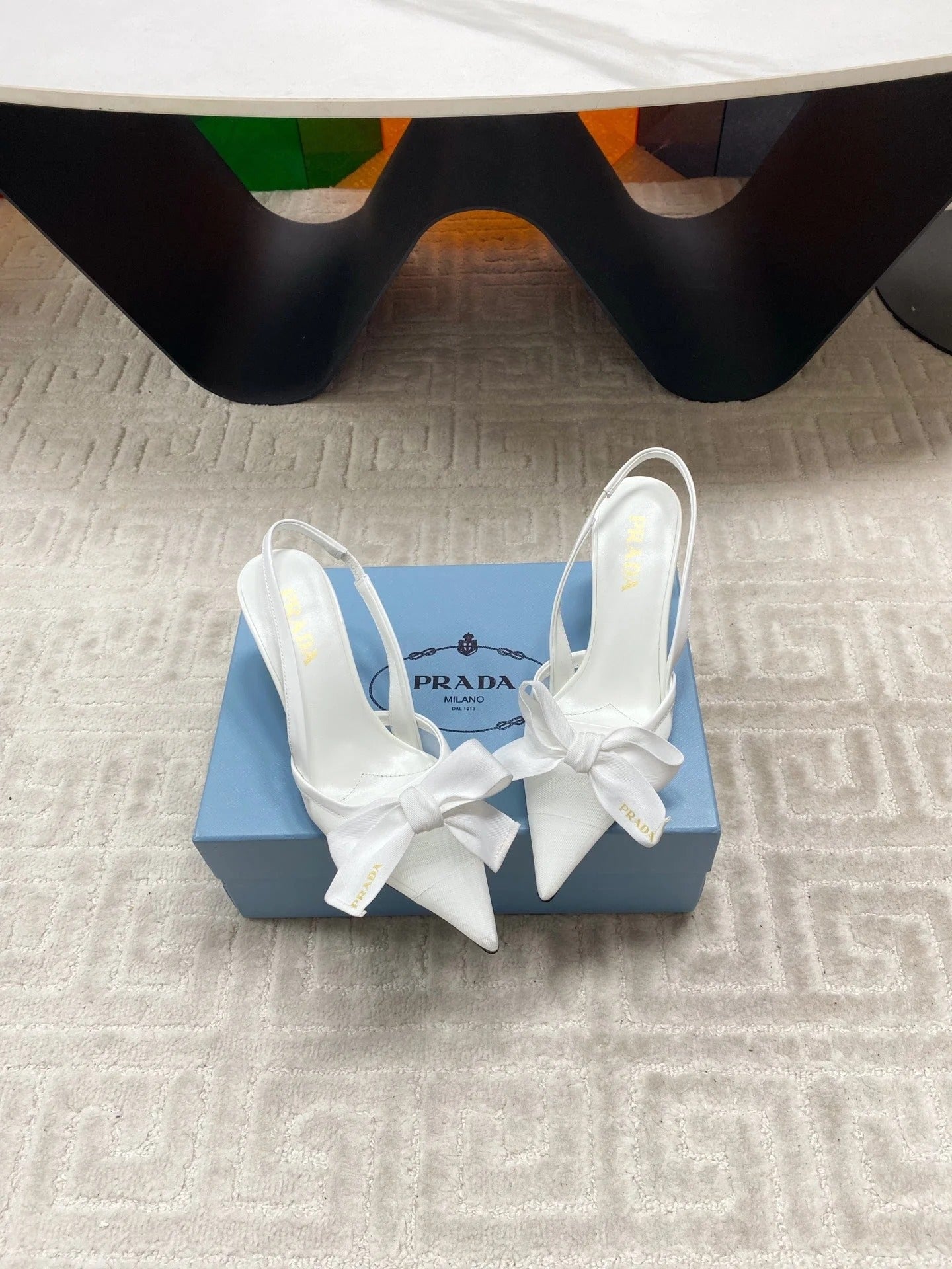 PRA 2026S Slingback 70 White Sheepskin 663435