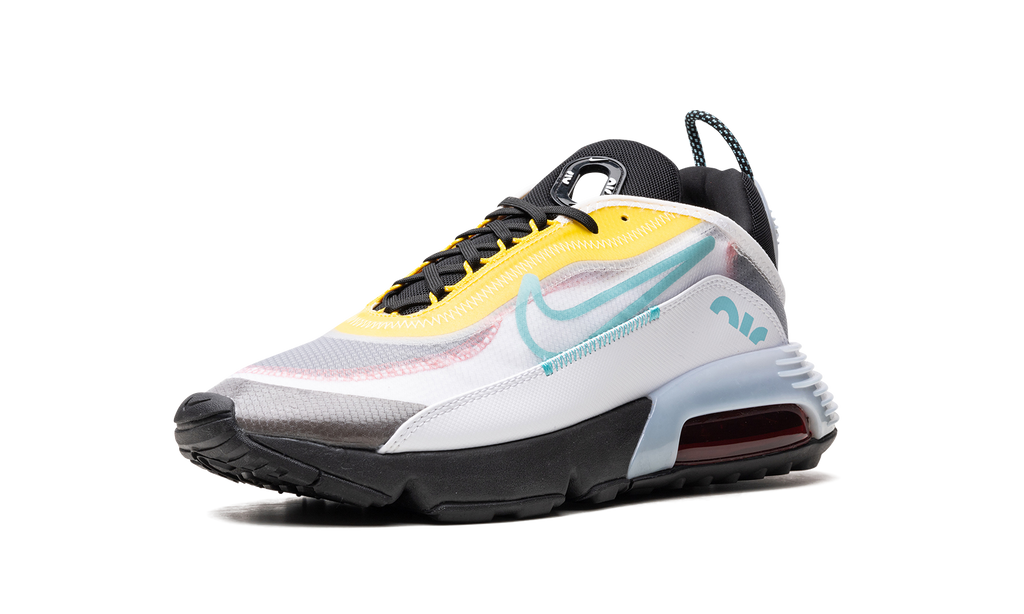 Air Max 2090 "White Speed Yellow Bleached Aqua" CT1091 100
