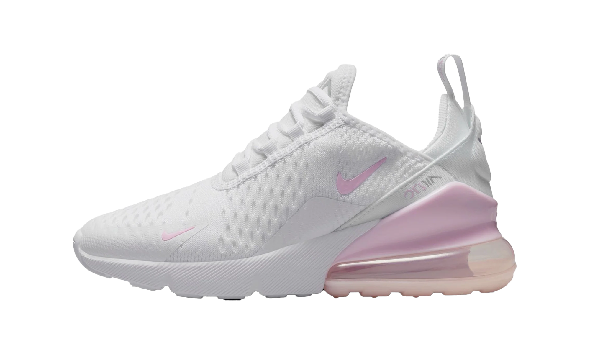 AIR MAX 270 GS "WHITE LIGHT SMOKE GREY PINK FOAM (GS)" 943345 122