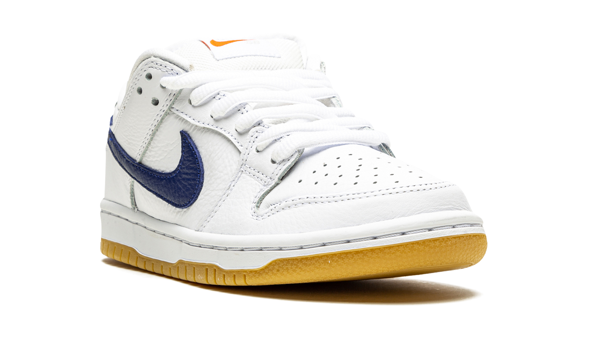 SB Dunk Low Pro Iso "Orange Label - White / Navy" CZ2249 100