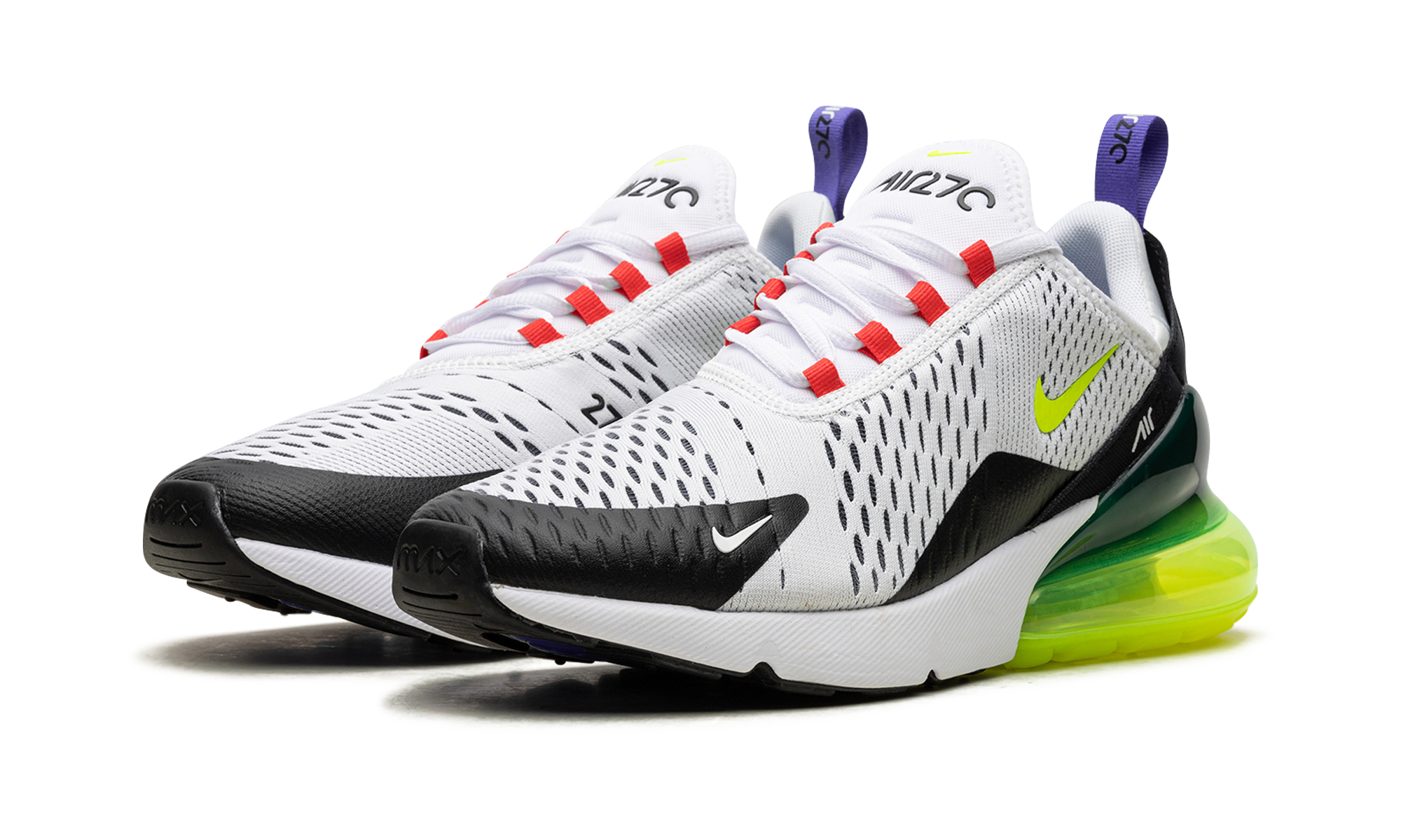 AIR MAX 270 WMNS "White Volt Siren Red" AH6789 116