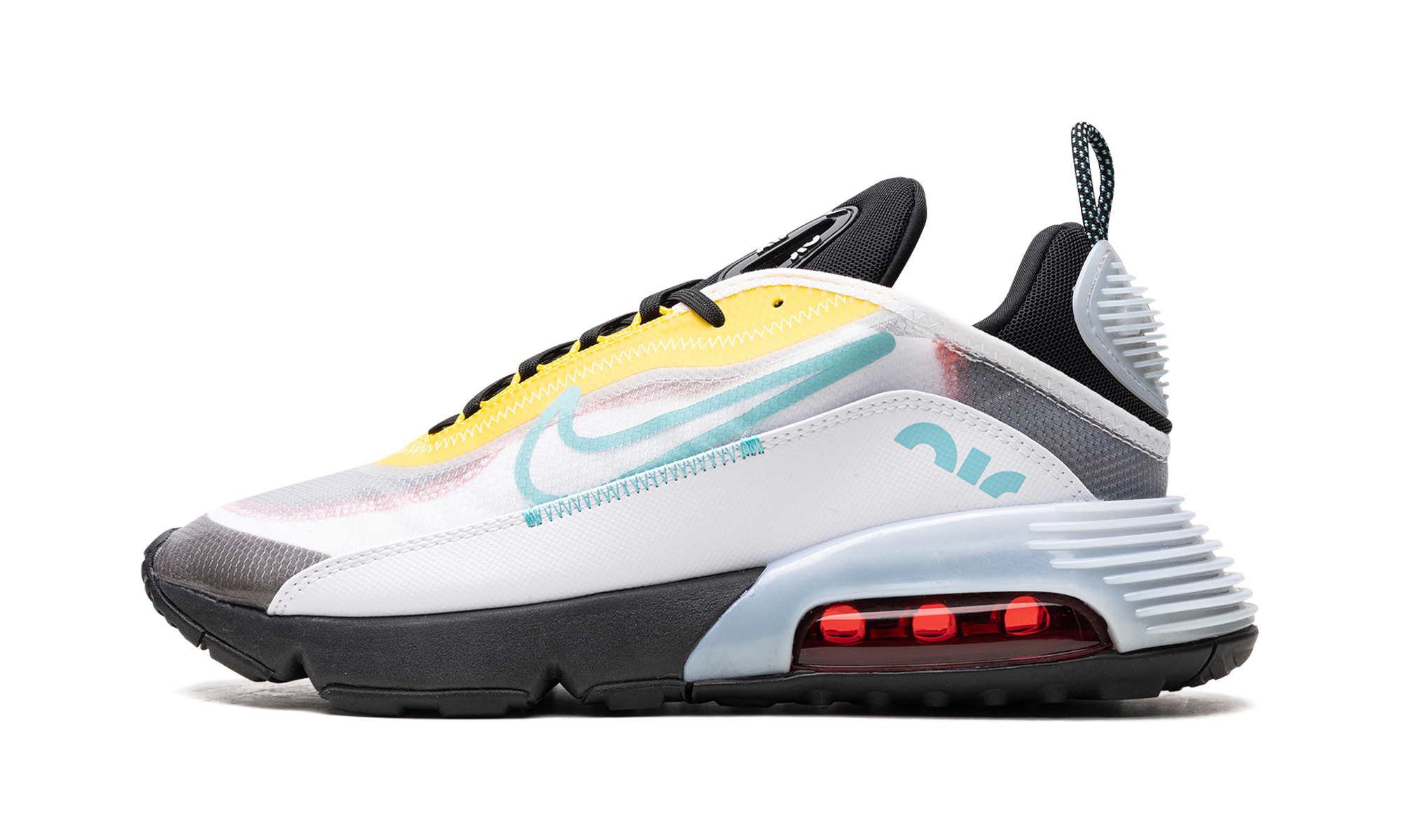 Air Max 2090 "White Speed Yellow Bleached Aqua" CT1091 100