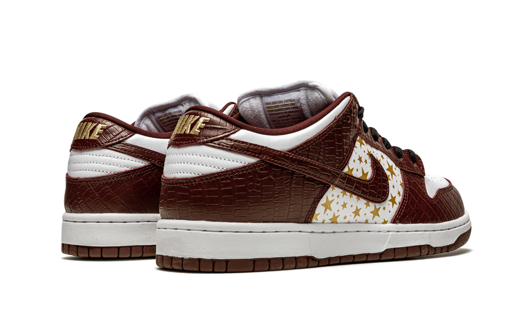 SB Dunk Low "Supreme - Stars - Barkroot Brown" DH3228 103