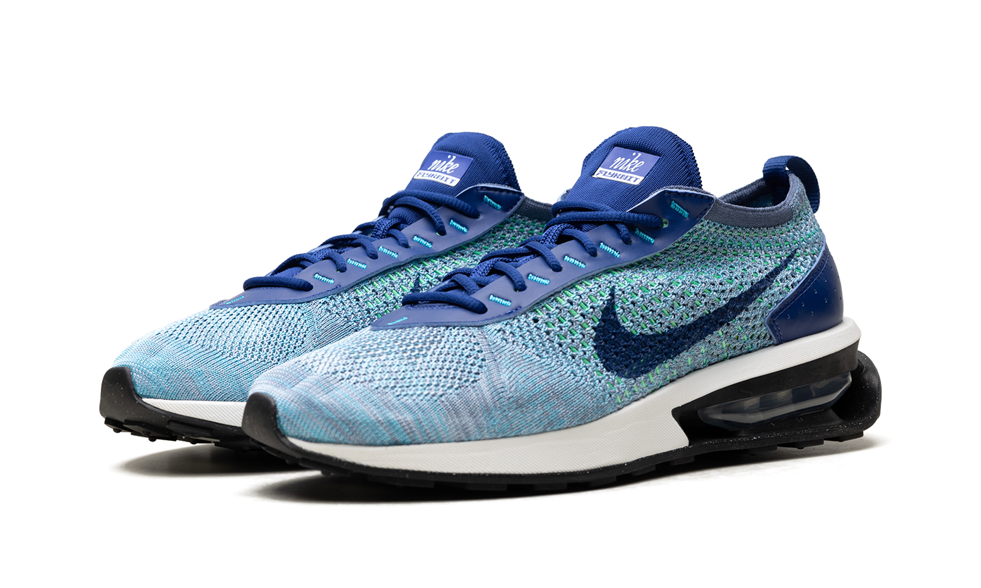 Air Max Flyknit Racer "DEEP ROYAL BLUE/DIFFUSED BLUE/ELECTRIC ALGAE/DEEP ROYAL BLUE" FD2765 400