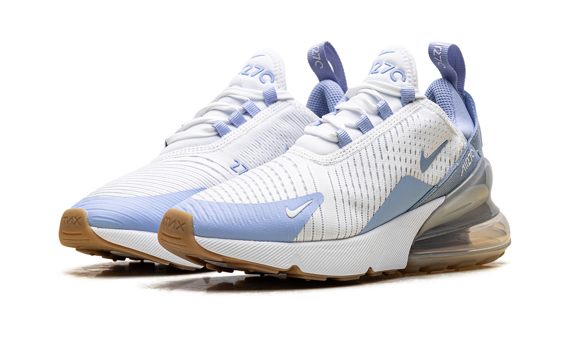 Air Max 270 WMNS "White Blue Tint Gum Light Brown Aluminum" HJ3222 103