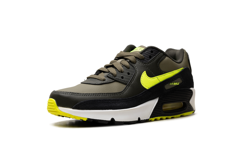 Air Max 90 Leather GS "Medium Olive Volt" DV3607 200