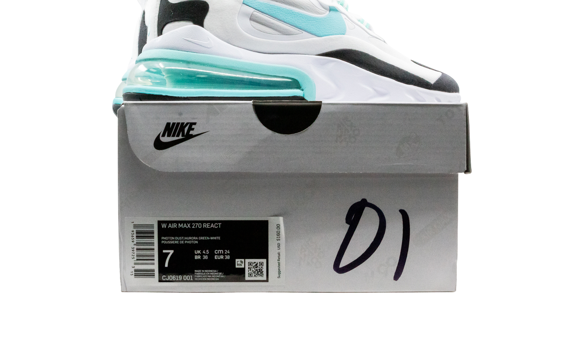 AIR MAX 270 REACT WMNS "Photon Dust" CJ0619 001