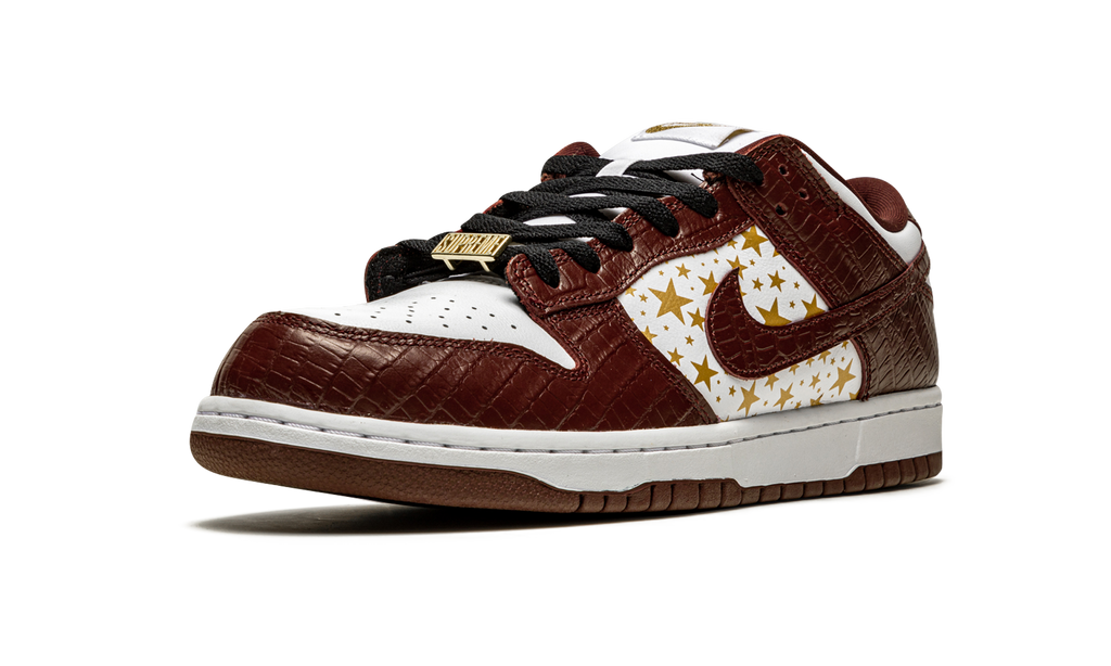 SB Dunk Low "Supreme - Stars - Barkroot Brown" DH3228 103